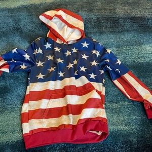 American Flag Patriotic hoodie